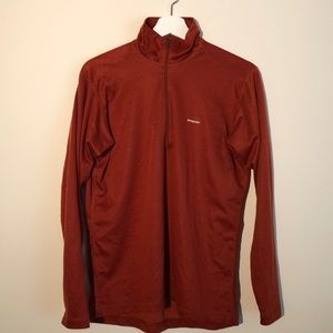 Patagonia Capilene Zip Neck Orange size M
